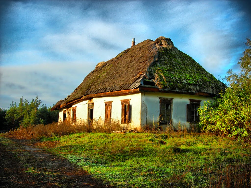 Земля киев. Людская хата. Хата а4. Месини хатини.