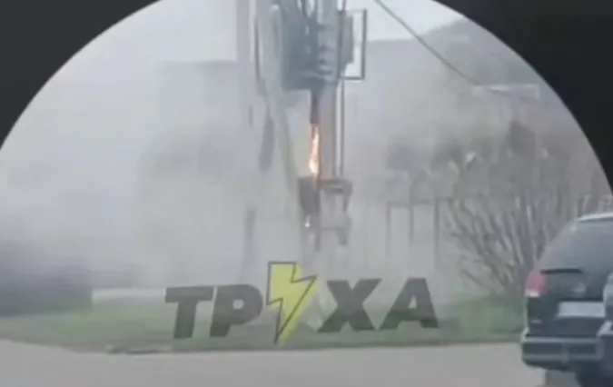 Під Луцьком вибухнув трансформатор (Відео)