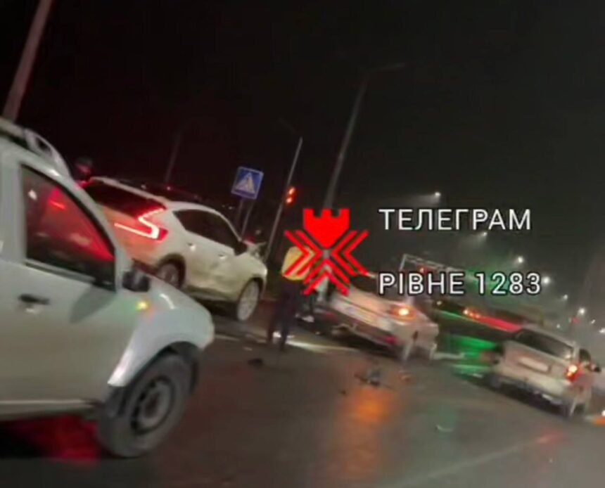 На трасі «Рівне – Луцьк» сталася масштабна ДТП