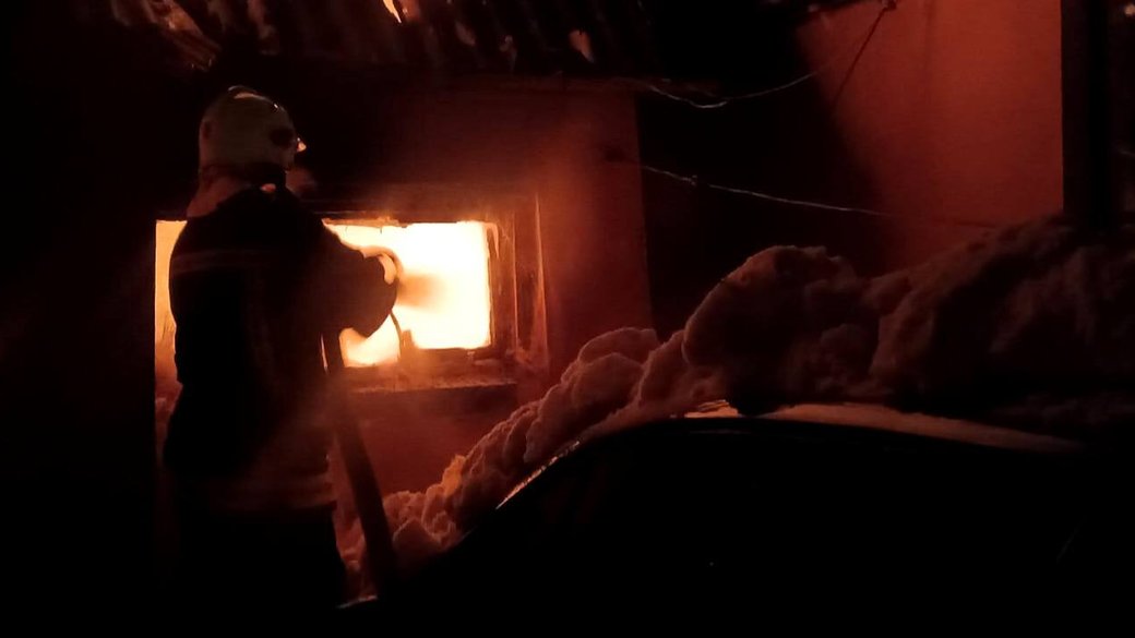 На Волині горів будинок та господарська будівля