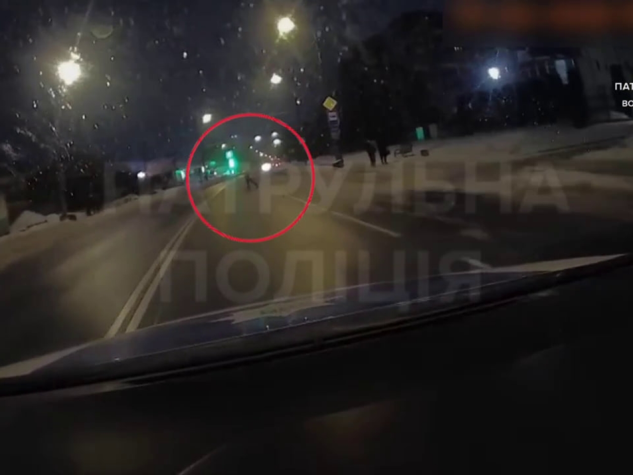 У Луцьку оштрафували жінку, яка перебігала дорогу у невстановленому місці (Відео)